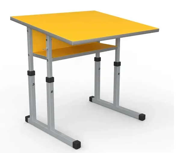 Стіл учнівський №4-6/600х500 прямі кути з нахилом МФ Вересень